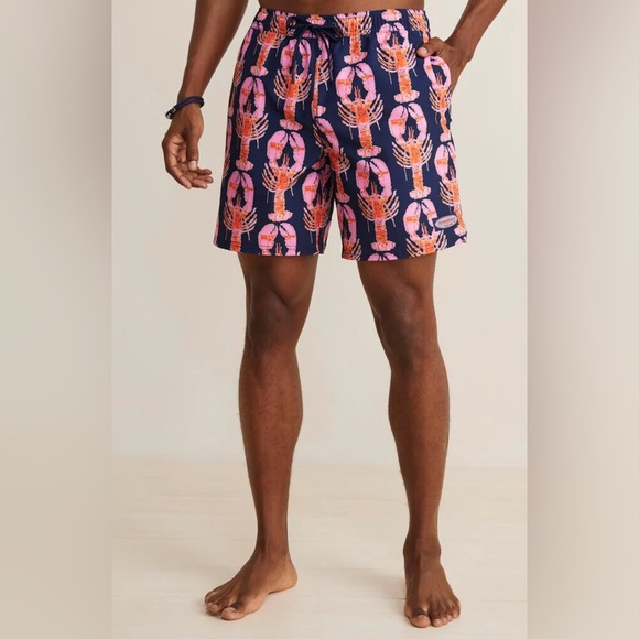 Vineyard Vines 7" LOBSTER CHAPPY TRUNKS large - Picture 1 of 6